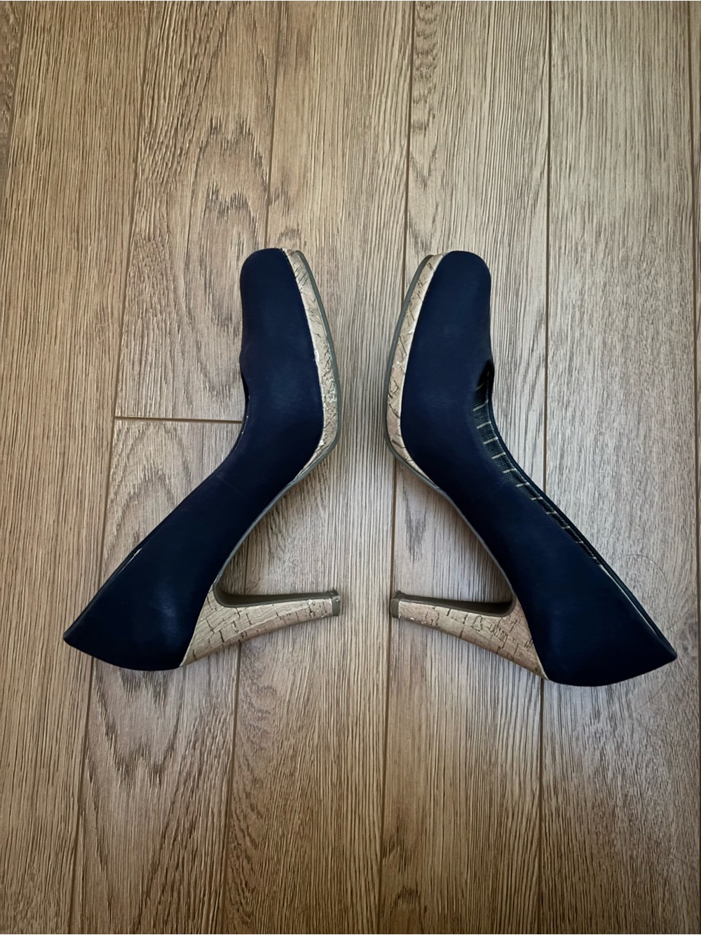 Call It Spring Navy Round-Toe Pumps - Picture 6 of 6